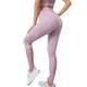 thumbnail image 1 of Gibobby Pantalones deportivos Pantalones con costuras para correr en la cintura, mallas altas informales para mujer, mallas con agujeros para autocultivo, pantalones elásticos(Rosa， M), 1 of 5