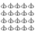 thumbnail image 4 of Colaxi 20Pcs Desk Mini Flag Holder Small Flag Base 5.5x3.5cm Accessory Top 6mm for Living Room, Conference Room Lightweight Silvery, 4 of 7