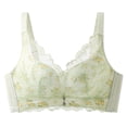 thumbnail image 2 of PIWHJQK Women Lightweight Breathable Wireless Bra Size B or C Bra for Women Wireless Floral Print Cotton Comfortable Style Bras For Women, 2 of 7