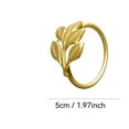 thumbnail image 3 of Huluwajiuyeye Fall Gold Napkin Rings Set Of 20 Thanksgiving Napkin Rings Fits Various Napkins Styles Elegant For Dinner Parties Special Events Christmas Table Spreader Clamp 2 in 1 Towel Dress Small, 3 of 4