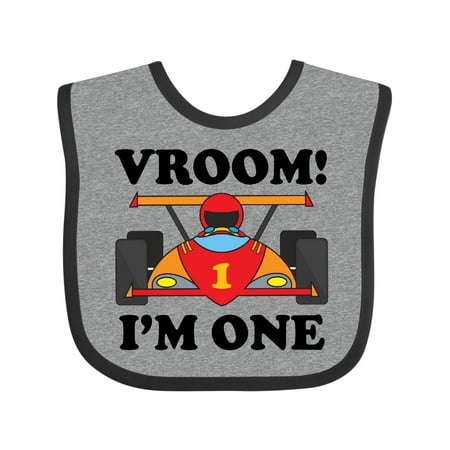 

Inktastic 1st Birthday Racing Car Boys Boys Baby Bib