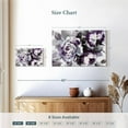 thumbnail image 3 of Elephant Stock Scent Of Roses Plum Wall Art - Horizontal Canvas Wall Art - Living Room Wall Decor - Floral And Botanical Canvas - Gray And Purple Decor By Wild Apple Portfolio - 12" x 8", 3 of 4
