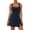 Navy, variant on QIbmong Women's Tennis Dress Square Neck Side Slit Athletic Dress and Slim Shorts Summer Golf Workout Outfits with Pockets(XL,White)