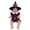 Purple, variant on REDARER Baby Girls Halloween Witch Cosplay Dress Set Peter Pan Collar Velvet Gown with Pointed Witch Hat for Trick or Treat Fancy Dress Party Outfit,24M