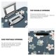 thumbnail image 3 of Balery Blue Flower Funda de equipaje, fundas para maletas, elástica, lavable, protector de maletas, compatible con maletas de 18 a 32 pulgadas-X-Large, 3 of 7