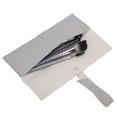 thumbnail image 2 of Juego de 10 brochas portátiles para sombra de ojos, brocha cosmética para polvos sueltos, juego de herramientas de maquillaje (gris plateado), 2 of 8