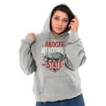 thumbnail image 3 of Wisconsin Wispy Pride Cool Athletic Hoodie Sweatshirt Women Men Brisco Brands X, 3 of 6