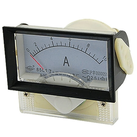 Unique Bargains 0-10A AC Current Analog Panel Mounted Meter Ammeter