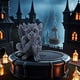 thumbnail image 4 of Estatua de lámpara solar de gárgola de Halloween, decoración para jardín exterior, de resina, regalo, 4 of 7