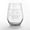 White, variant on Creative Products Merry with Wine 15 oz. Engraved Stemless Wine Glass