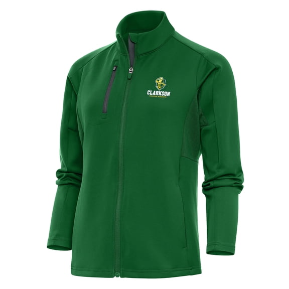 Women's Antigua Green Clarkson Golden Knights Generation Digital Thermal Full-Zip Jacket