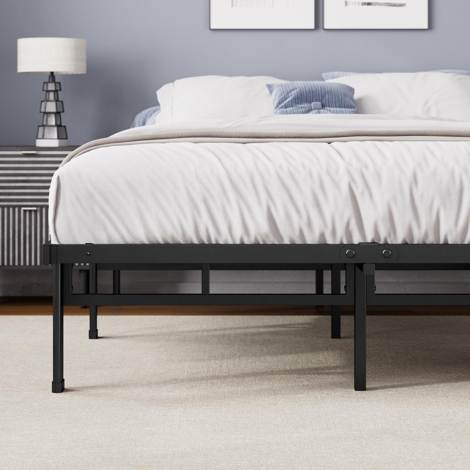 Zinus Justin 14 inch SmartBase® Mattress Foundation Bed Frame