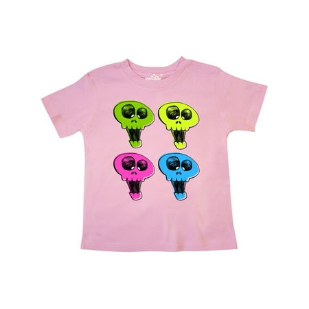 

Inktastic Bright and happy skulls Gift Toddler Boy or Toddler Girl T-Shirt