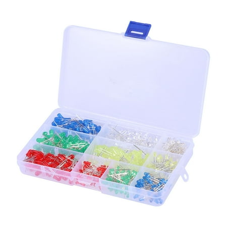 

500 PCS/Set LED Diode Lights Assorted Kit Pack Lighting Bulb Lamps Electronics Components Light Emitting Diodes Parts