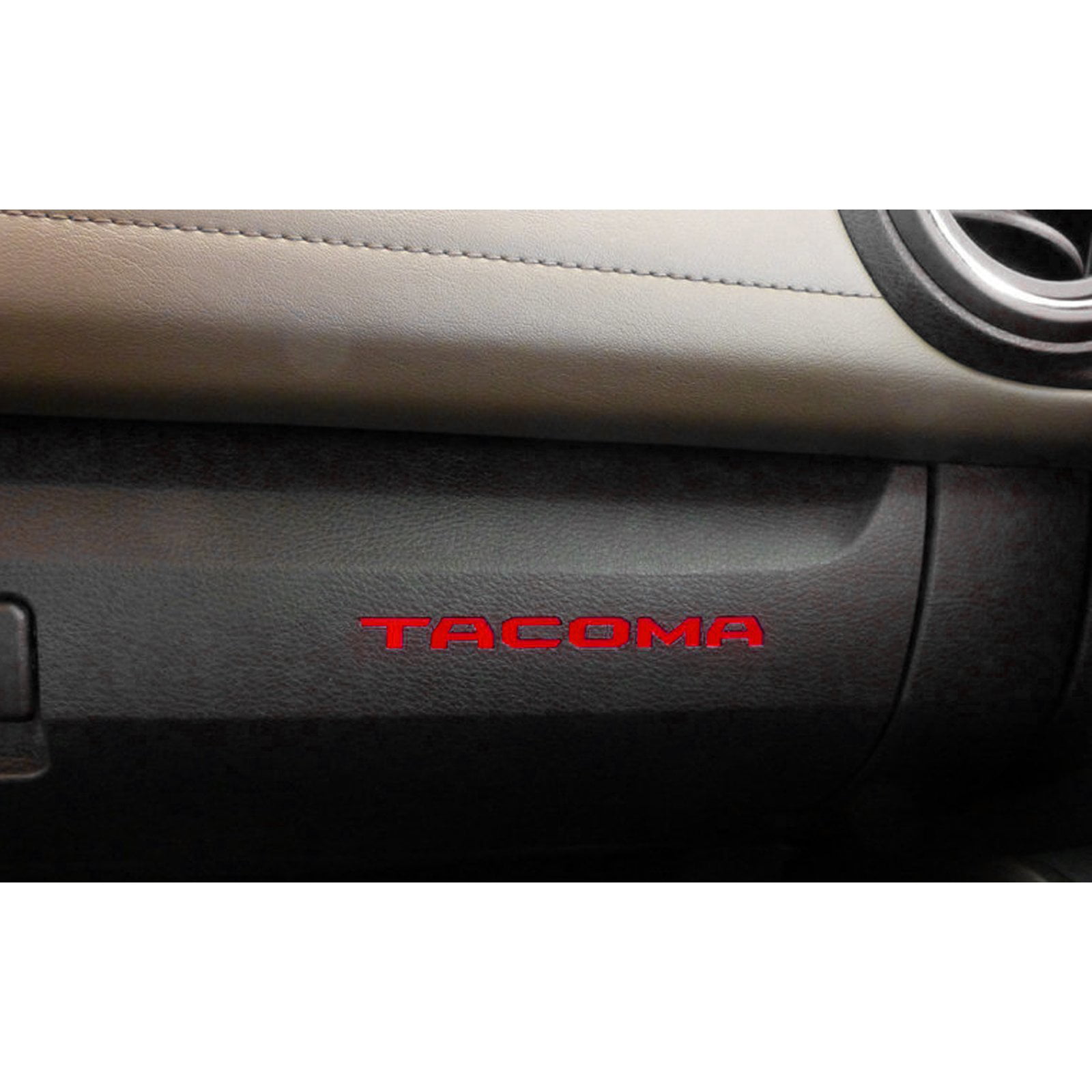 Glove Box Dashboard Letter Insert Decal Sticker Compatible with and Fits Toyota Tacoma 2016 2017 2018 Haru Creative Matte Blue 