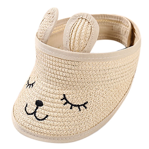 Sun Hat Women's Novelty Sun Hat with Animal Face Detail And Rounded Brim Summer Hats for Women