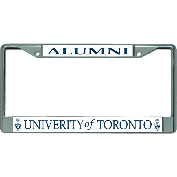 University Of Toronto Alumni Chrome License Plate Frame