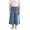 Blue, variant on Otqutp Toddler Girls Wide Leg Cute Print Jeans Baggy Elastic Waist Cropped Denim Pants Kids Y2k Vintage Ankle Length Trouser Clothes