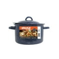 thumbnail image 3 of IMUSA 6.0qt Enamel Stock Pot, Blue, 3 of 10