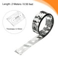 thumbnail image 2 of Uxcell Pure Nickel Strip Connecting Plate Tape 2 Meters  25.5mm x 0.15mm for Battery and Spot Welding, 2 of 5