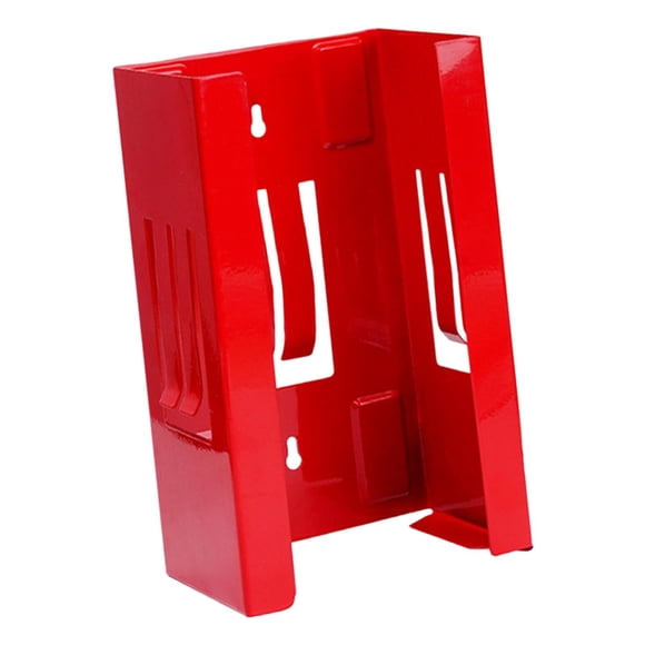Soporte para guantes, dispensador de pañuelos de papel, organizador de guantes de pared para talleres domésticos. Rojo