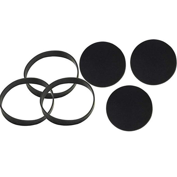 Mumaxun 3pcs Replacement for Vacuum DCF-26 Filter & 3pcs 7/9/10 Replacement Belt fits Bissell - Airspeed, Powerforce, PowerGlide, PowerClean, PowerEase, 68465, 68465a, 090190, 1608225, 160-8225