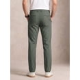 thumbnail image 2 of Men's 4-Way Stretch Dress Pants - Mid-Rise Straight Cut with Elastic Waist (Business Casual), 2 of 8