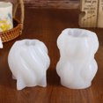 thumbnail image 2 of 4pcs Candle Molds Silicone Candle Moulds Wave Shape Epoxy Mold for DIY Candle Soap, 2 of 6
