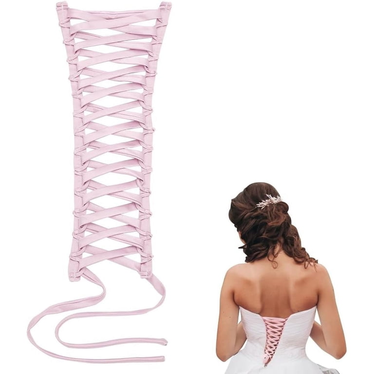 wedding dress corset back kit Corset Kit Women's Wedding Dress Zipper Replacement Polyester Corset Back Kit Adjustable Fit Satin Corset Back Kit for Formal Prom Dress LilacLilac Color:bright yellow Zara Midi Dress Black SCH003197_B_XXL its totally up to Satin corset