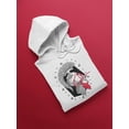 thumbnail image 3 of Modern Sculpture Hoodie Men - Men Hoodie, White, 2XL, 3 of 4