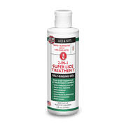 Stop Bugging Me - Super Lice Treatment Pack - 1 Super Lice Treatment Shampoo with Comb and 1 Laundry Additive Concentrate - 774374