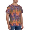 thumbnail image 5 of Rocae Lavender Flowers for Men's Moisture-Wicking Crew Tee - T-Shirt for Sports, Outdoor Activities, and Casual WearSmall, 5 of 9