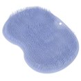 thumbnail image 4 of Alfombrilla para Fregar Pies de Ducha Almohadilla de Lavado de Baño Exfoliante Multifuncional Universal con Ventosa Antideslizante Limpiador de Pies Suave y Flexible para Baño ANGGREK Otros, 4 of 8