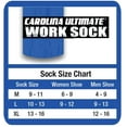 thumbnail image 2 of Carolina Ultimate Diabetic Non-Binding Crew Socks 2 Pair, Black, Women's 6-9, 2 of 3