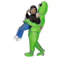 thumbnail image 4 of Inflatable Alien Costume for Halloween Party Full Body Green One Size, 4 of 5