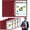 Burgundy, variant on 5 Pcs Inch Pressboard Report Cover, Presentation Binder Folder with Metal Prong for Business, Presentations, Contract, Proposal and Other Documents Management (8.5 x 11 Inch,Sky Blue)