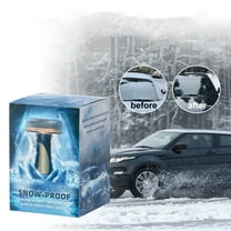 Car Ice Scraper Snow Brush Combo, Windshield Snow Removal Tool with Ergonomic Grip, Winter Auto Accessory for SUV Truck Vehicle Heavy Duty Frost Cleaner