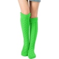thumbnail image 2 of Women's Cable Knit Long Boot Stocking Socks Knee High Winter Leg Warmers, 2 of 3