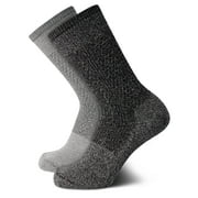 HAPPYFOOT Men's Socks - Cushion Sole Comfort Crew Socks (2 Pack)