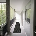 thumbnail image 6 of Nourison Easy Care Indoor/Outdoor Charcoal Black 2'2" x 16' Area Rug (2x16), 6 of 8