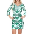 thumbnail image 2 of Women's Trellis Printed Mini Dress, 2 of 5
