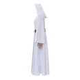 thumbnail image 3 of Elegant White Royal Dress Princess Leia Style Long Gown for Women, 3 of 6