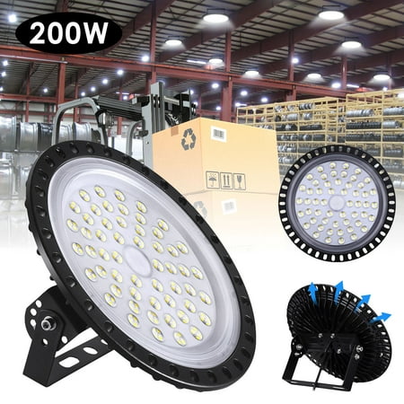 

500W 3rd Generation UFO LED High Bay Light 50000lm 6500K Daylight LED Garage Lights Commercial Workshop Factory Light Fixtures