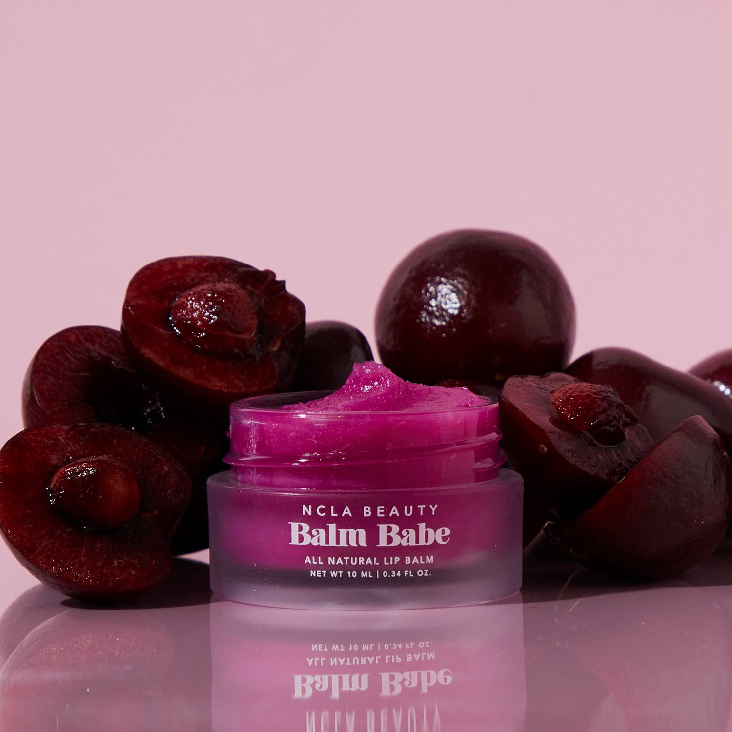 NCLA Beauty Balm Babe Black Cherry Lip Balm