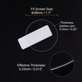 thumbnail image 3 of Unique Bargains 5 Packs 28mm HD Anti Scratch High AL Tempered Glass Smart Watch Glass Screen Protectors, 3 of 6