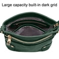 thumbnail image 4 of Bolso pequeño retro, bolso de hombro para mujer, bolso cruzado informal de moda simple para mujer, verde, 4 of 5