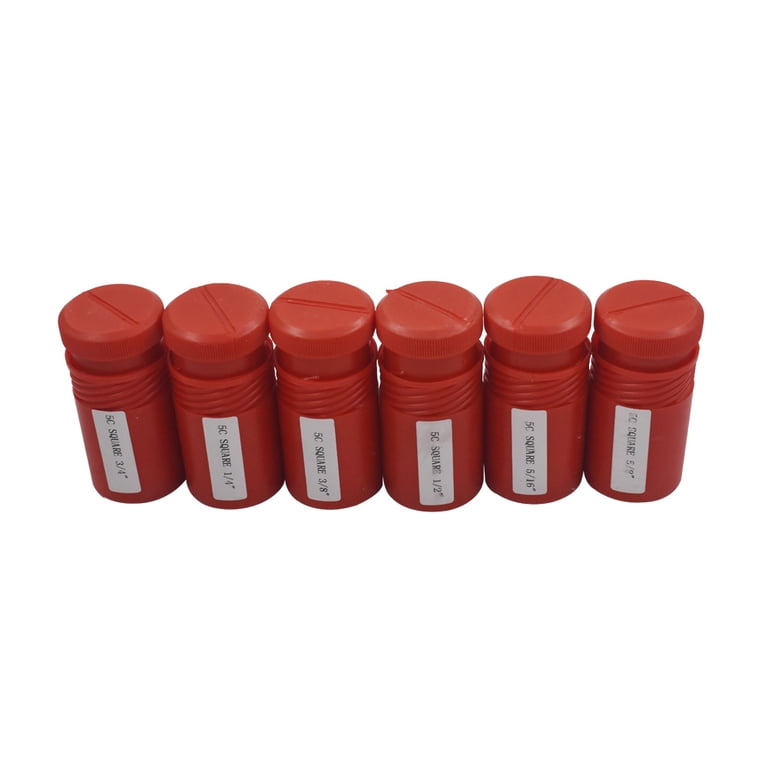 Findmall 5C Square Collet Set – 6-Piece 1/4" To 3/4" Collets For Machining & Woodworking, 1-Year Warranty