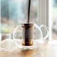 thumbnail image 4 of Bodum 1801-16 Assam Tea Press, Permanent Filter, Glass Handle, 1.0 L/34 oz - Black/Transparent, 4 of 7