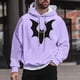 thumbnail image 1 of Sudadera con capucha de Halloween para hombre, informal, de moda, con cuello redondo, estampado, manga larga, blusa de poliéster, 1 of 5