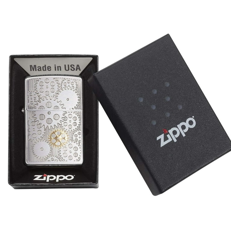 Zippo PF19 Gears Mechanical Design #29907 Lighter - Walmart.com